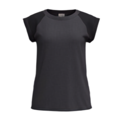 LuLaRoe Ashley Raglan T - Solid Deep Charcoal