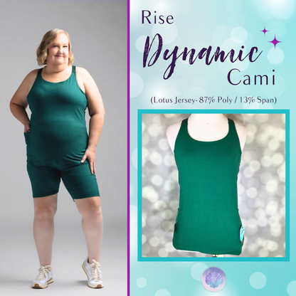 LuLaRoe LuLaRoe Rise Dynamic Tank - Solid Forest Green 