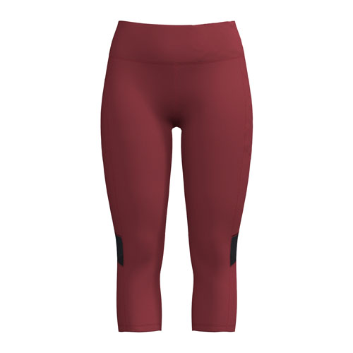 LuLaRoe LuLaRoe RISE Fearless Crop Legging - Solid Electric Berry 