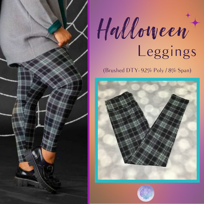 LuLaRoe Halloween 2025 - Leggings - Midnight Plaid