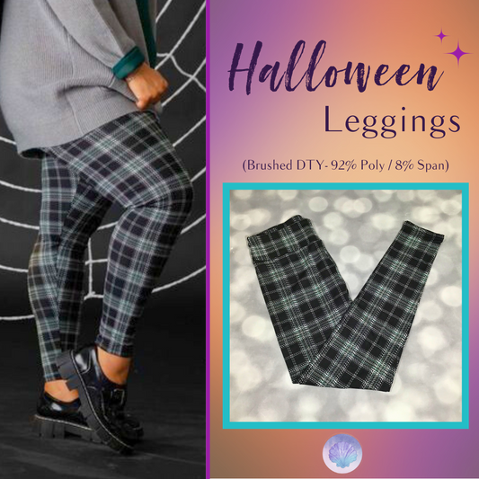 LuLaRoe Halloween 2025 - Leggings - Midnight Plaid