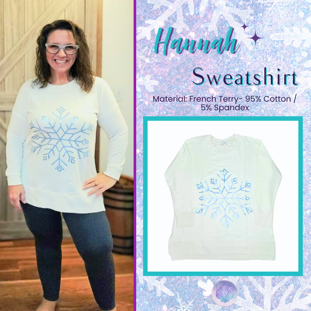 LuLaRoe Holiday Hannah - Frosted Flurry