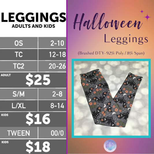 LuLaRoe Halloween 2025 - Leggings - Midnight Flight
