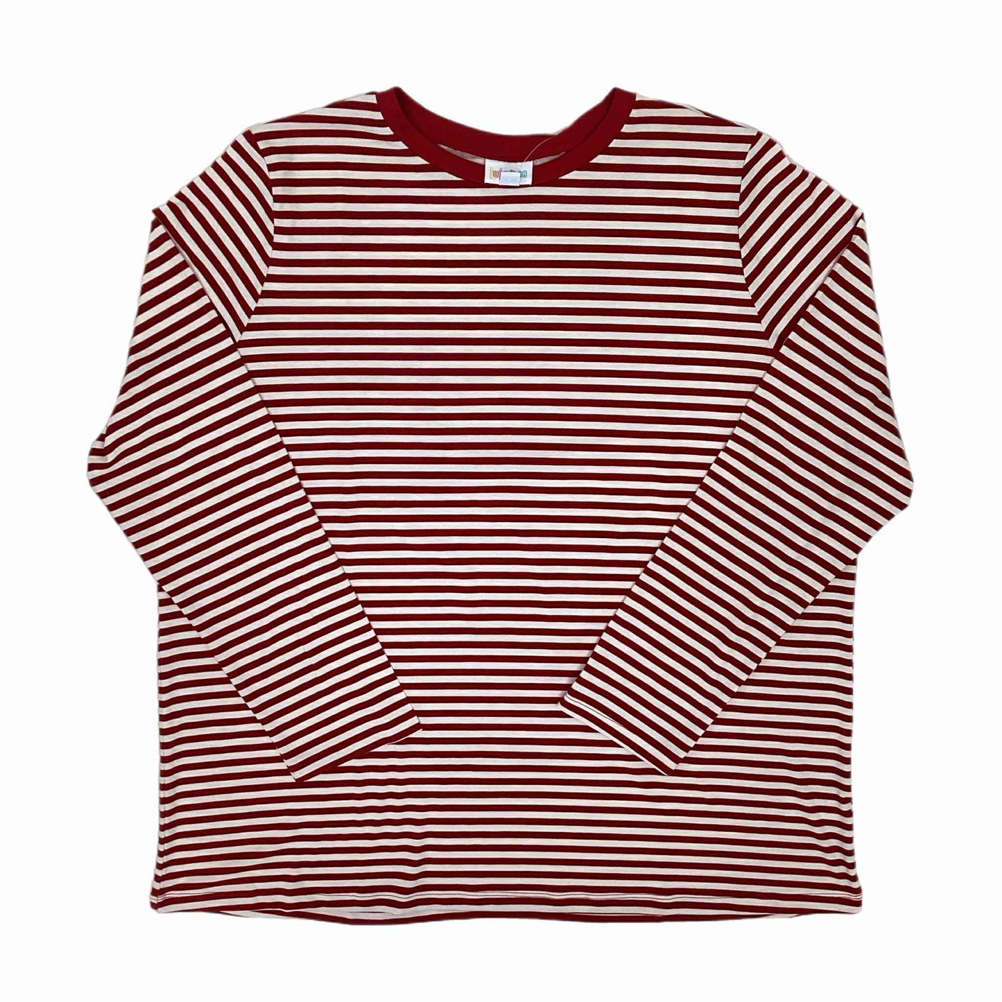 LuLaRoe Holiday Sharon - Candy Stripe Cheer