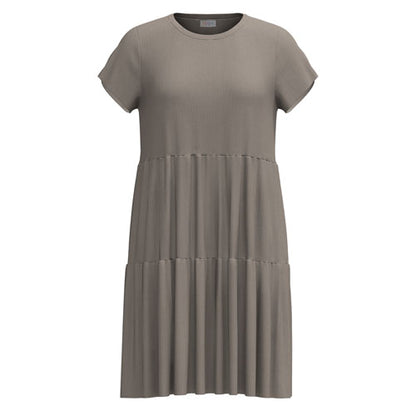 LuLaRoe Ariel Tiered Dress - Solid Sandstone Beige
