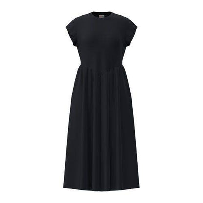 LuLaRoe Cassandra Cap Sleeve Midi Dress – Solid Black – product view