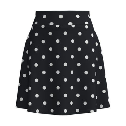 LuLaRoe Eileen Skort - Black & White Polka Dot