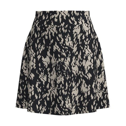 LuLaRoe Eileen Skort - Black & Ivory Abstract Print