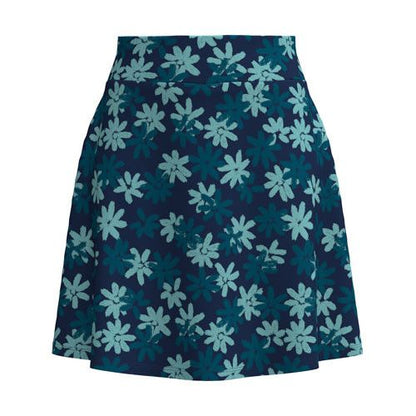 LuLaRoe Eileen Skort - Navy & Teal Daisy Floral