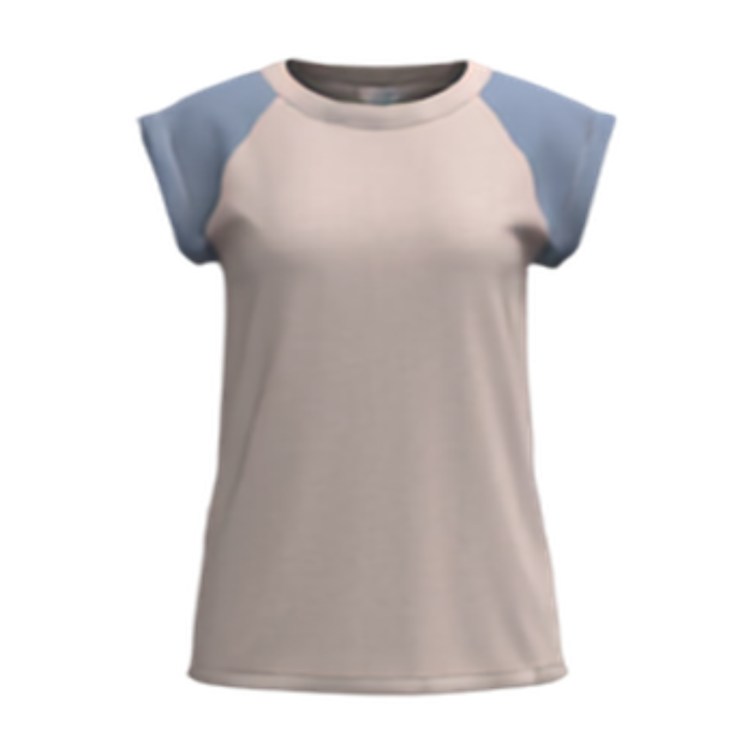 LuLaRoe Ashley Raglan T - Solid Coastal Mist