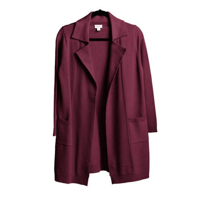 LuLaRoe LuLaRoe Laura Cardigan - Solid Bordeaux 