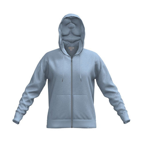 LuLaRoe LuLaRoe Essential Zip Hoodie - Solid Cloud Blue 