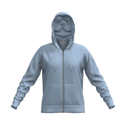 LuLaRoe LuLaRoe Essential Zip Hoodie - Solid Cloud Blue 