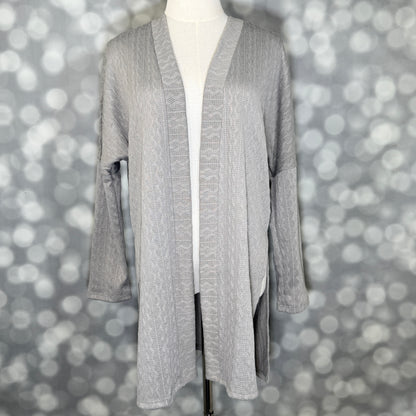 LuLaRoe Connie Lightweight Overlay - Solid Heather Gray