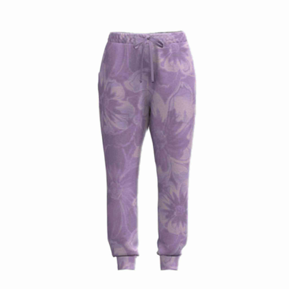 LuLaRoe Boyfriend Jogger - Purple Watercolor Floral