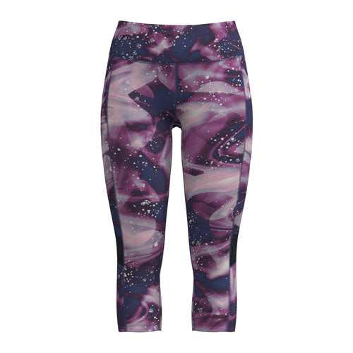 LuLaRoe LuLaRoe RISE Fearless Crop Legging - Cosmic Orchid Marble 