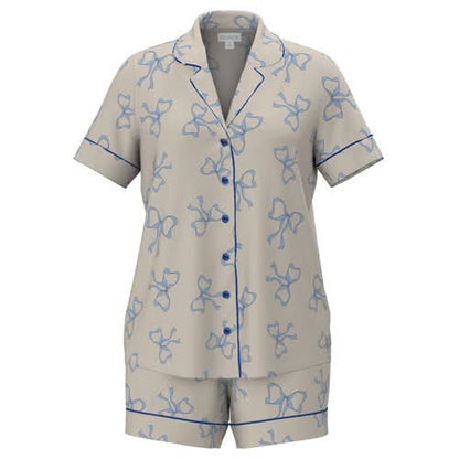 LuLaRoe Candy PJ Set - Blue Ribbon Sketch