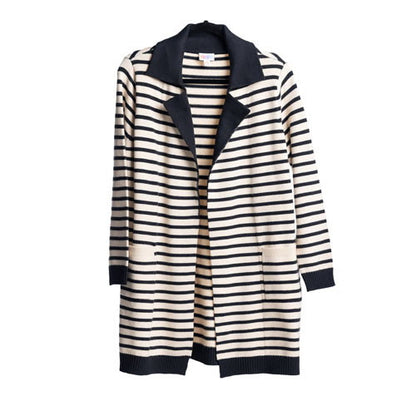 LuLaRoe LuLaRoe Laura Cardigan - Refined Breton Stripe 