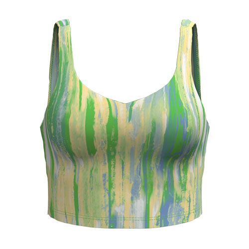 LuLaRoe LuLaRoe RISE Resilient Cami Bralette - Citrus Watercolor Drift 
