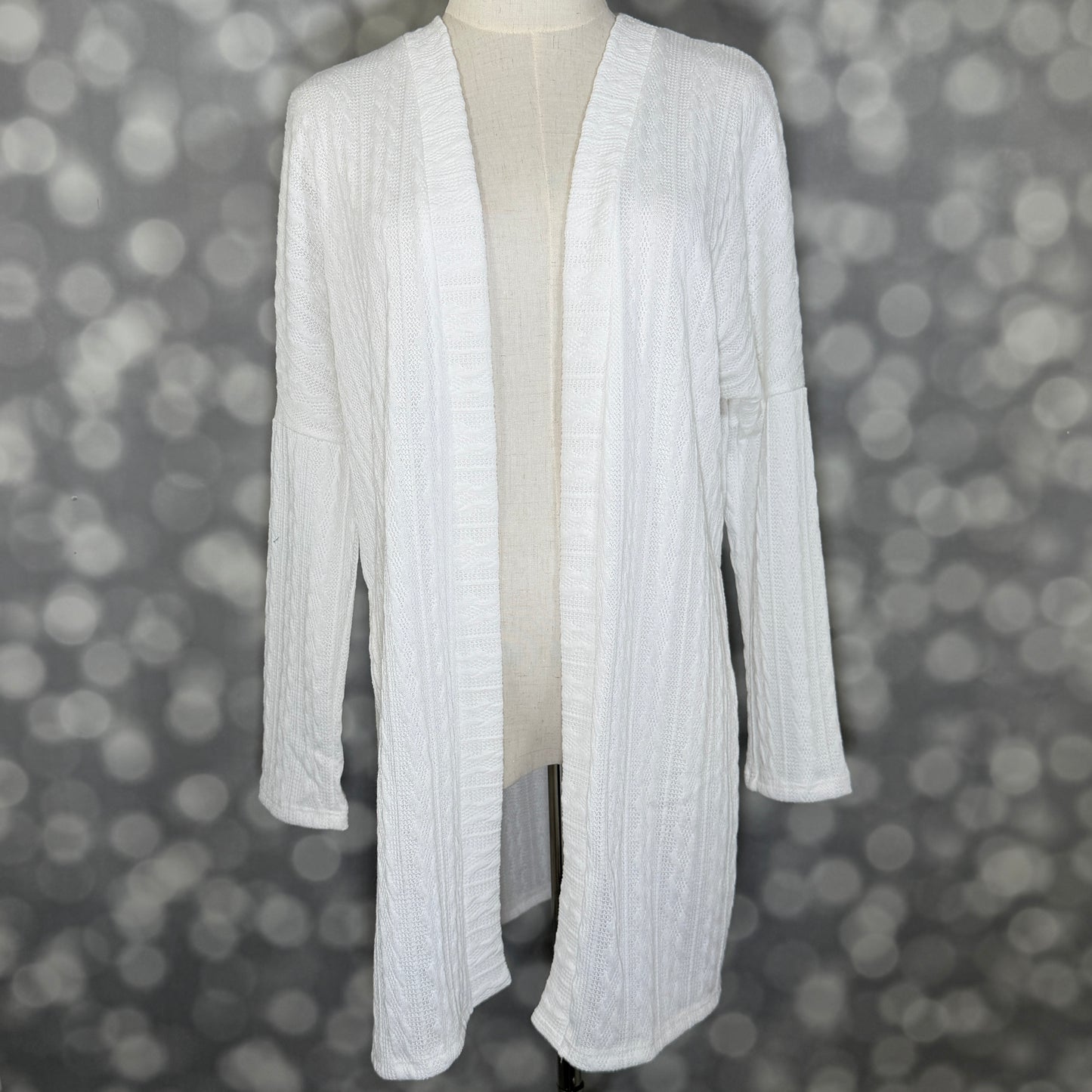 LuLaRoe Connie Lightweight Overlay - Solid White