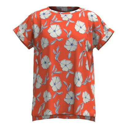 LuLaRoe LuLaRoe Leah Tunic - Coral Bloom Sketch 