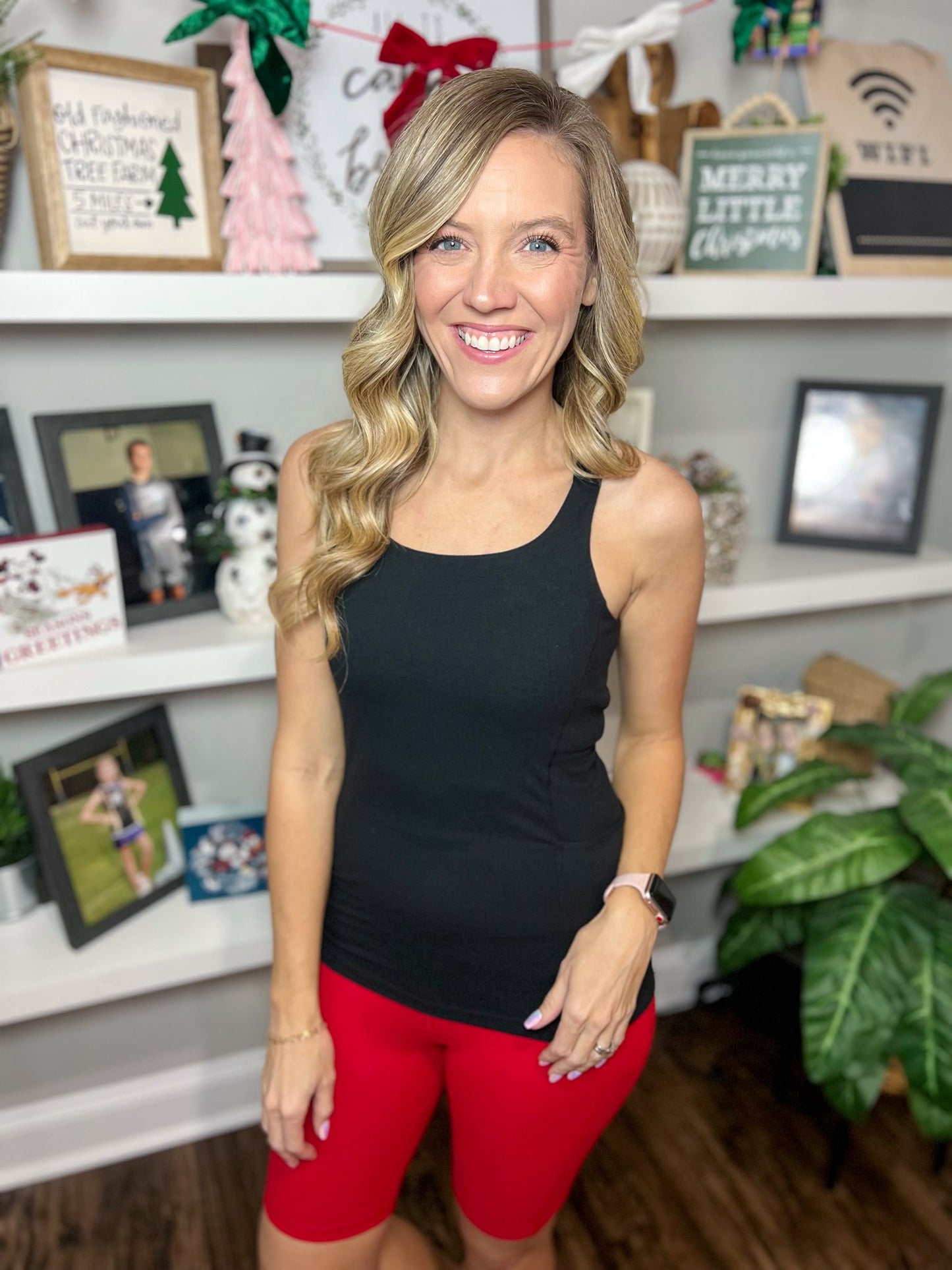 LuLaRoe LuLaRoe Rise Driven Shorts - Solid Crimson Red 