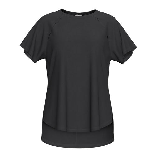 LuLaRoe Melanie Raglan Top - Solid Charcoal