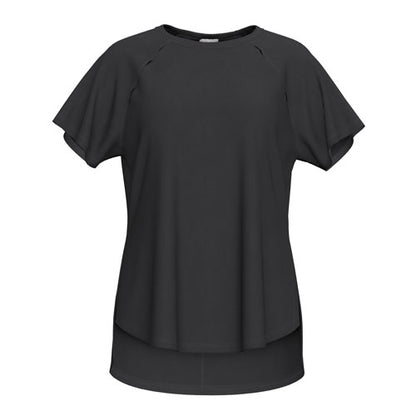 LuLaRoe Melanie Raglan Top - Solid Charcoal