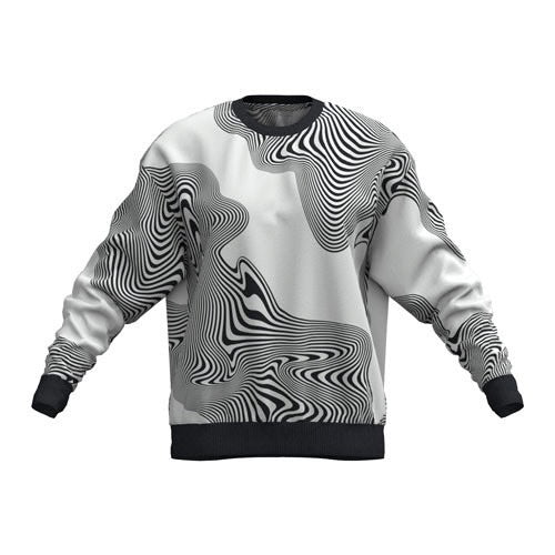 LuLaRoe LuLaRoe RISE Reset Pullover – Ivory Current Abstract 