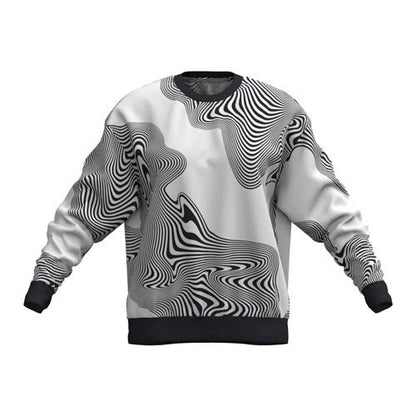 LuLaRoe LuLaRoe RISE Reset Pullover – Ivory Current Abstract 