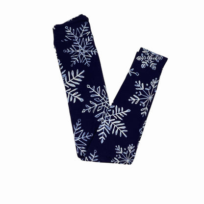 LuLaRoe Holiday Leggings - Midnight Snowfall