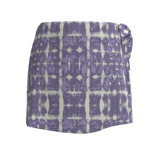 LuLaRoe Rose Wrap Skort - Lavender Shibori Mosaic