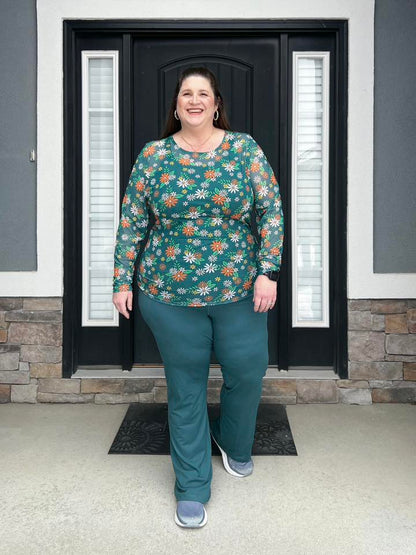 LuLaRoe RISE 2022 - Passionate - Solid Deep Lagoon Teal 