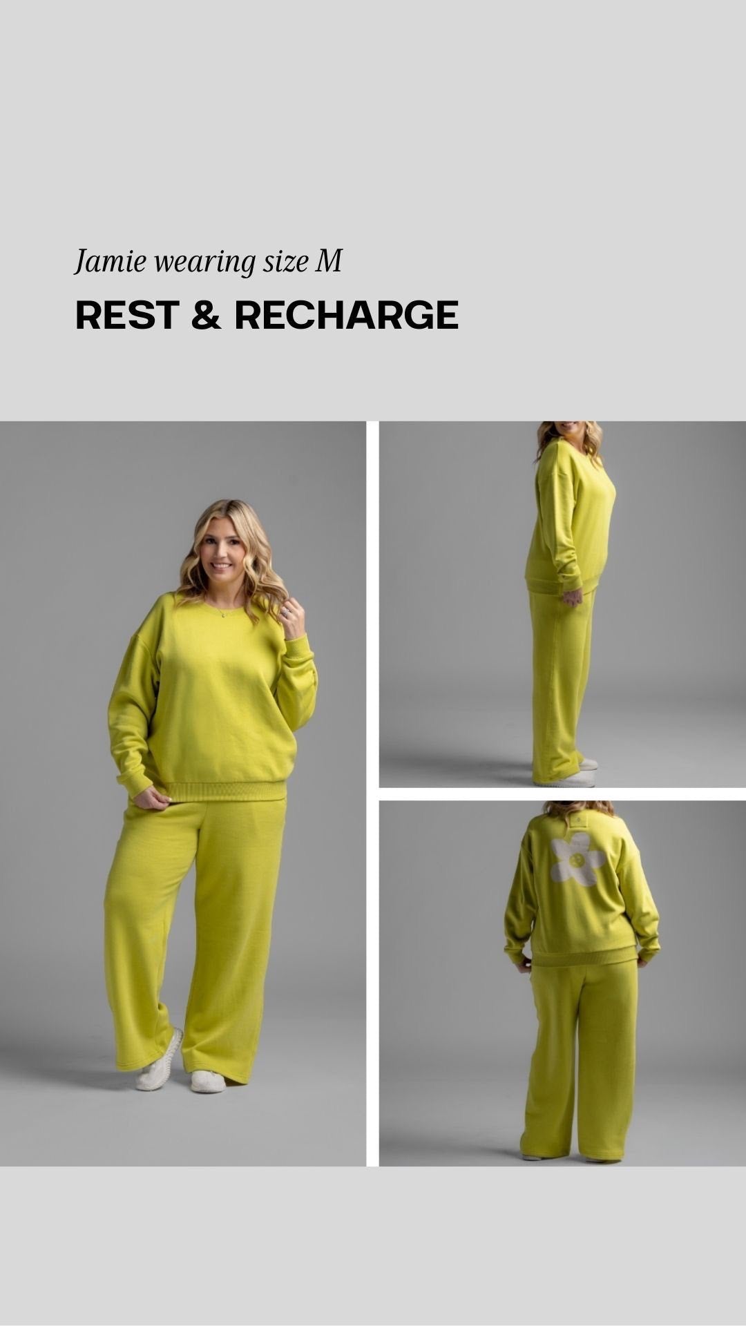 LuLaRoe LuLaRoe RISE Reset Pullover – Citrus Bloom Statement 