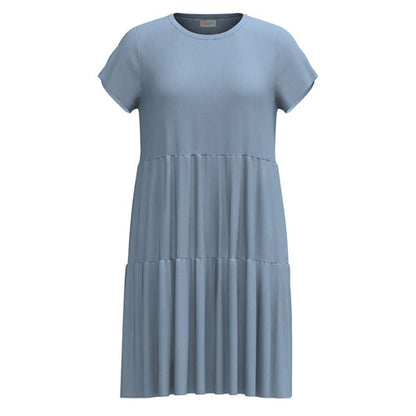LuLaRoe Ariel Tiered Dress - Solid Powder Blue