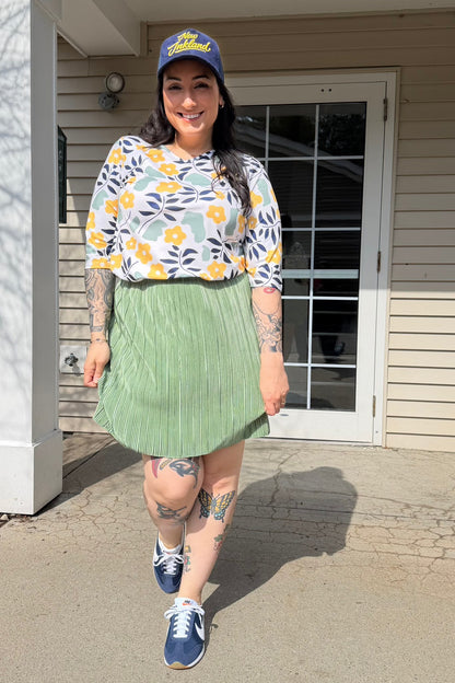 LuLaRoe LuLaRoe Eden Top - Meadow Bloom Abstract 