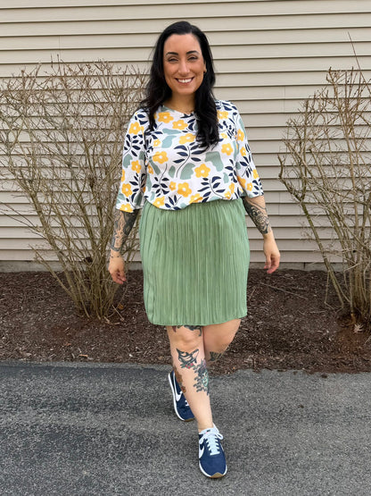LuLaRoe LuLaRoe Eden Top - Meadow Bloom Abstract 