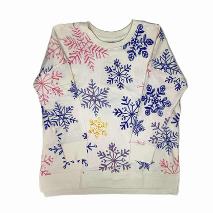 LuLaRoe Holiday Hannah - Snowflake Daydream