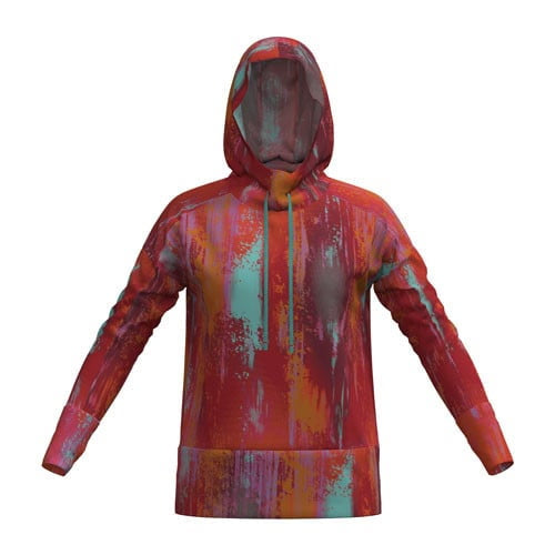 LuLaRoe LuLaRoe Regan 2.0 Pullover Hoodie – Canyon Ember Abstract 