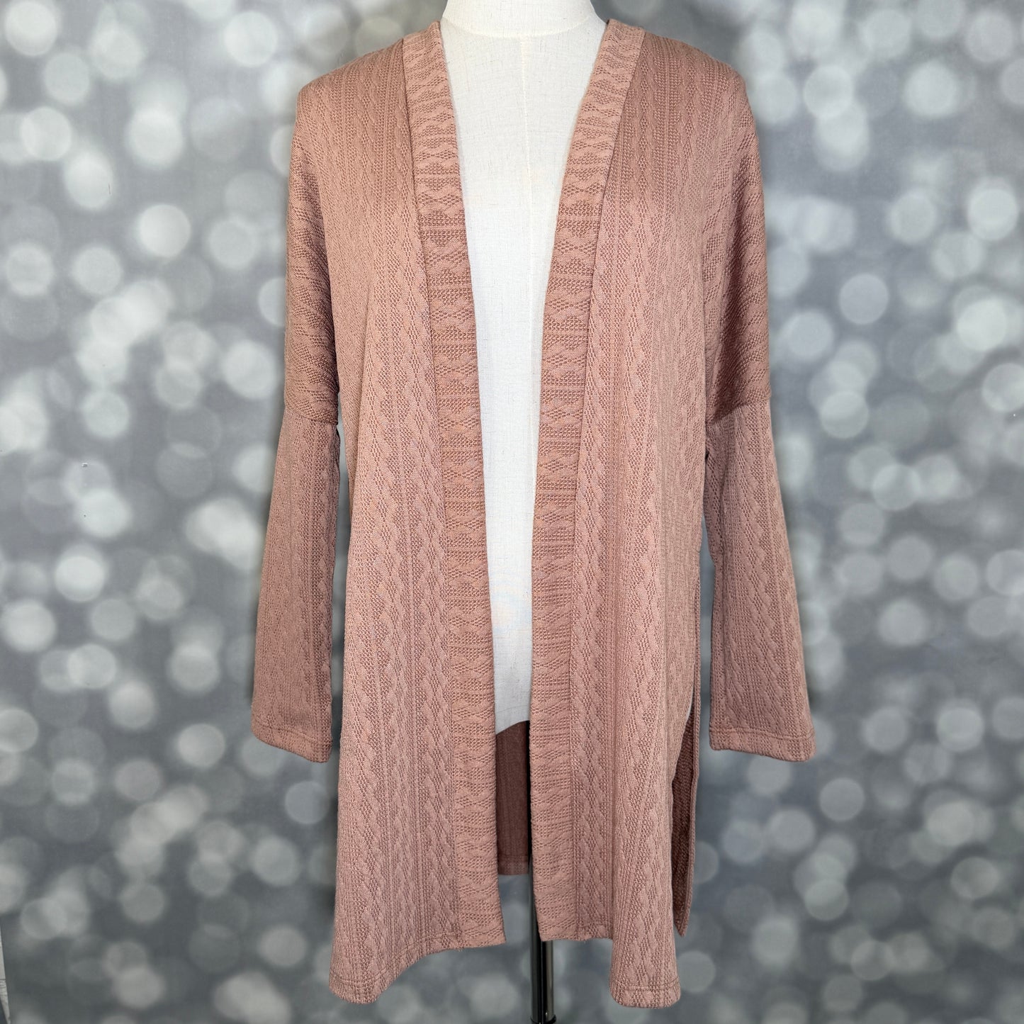 LuLaRoe Connie Lightweight Overlay - Solid Warm Caramel
