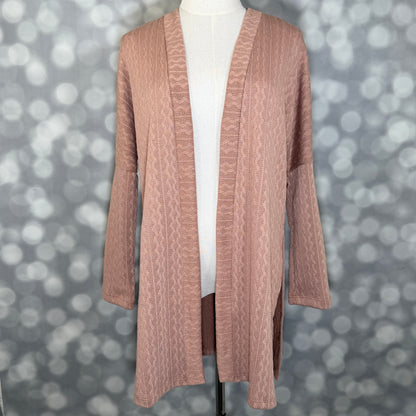 LuLaRoe Connie Lightweight Overlay - Solid Warm Caramel