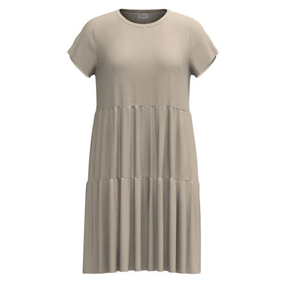 LuLaRoe Ariel Tiered Dress - Solid Soft Ivory
