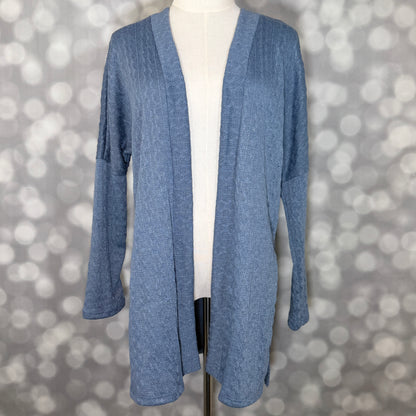 LuLaRoe Connie Lightweight Overlay - Solid Slate Blue