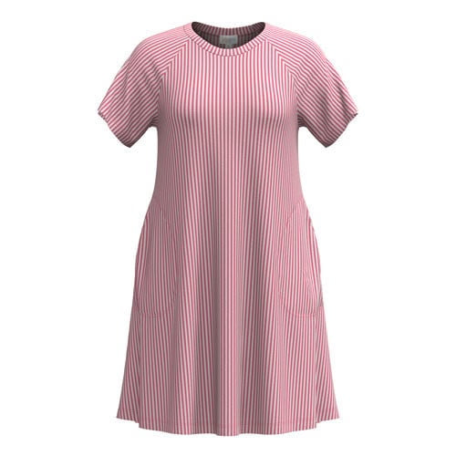 LuLaRoe LuLaRoe Celia Dress - Pink and White Stripe 
