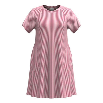 LuLaRoe LuLaRoe Celia Dress - Pink and White Stripe 