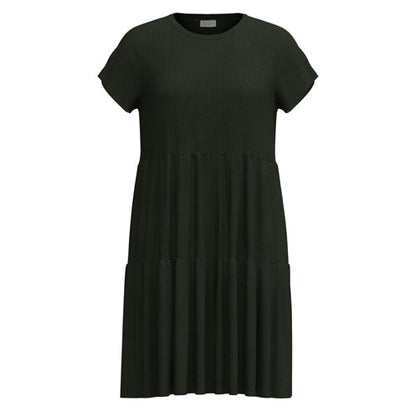 Dark Olive dress on white background