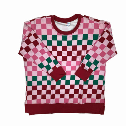 LuLaRoe Holiday Hannah - Holiday Checkmate