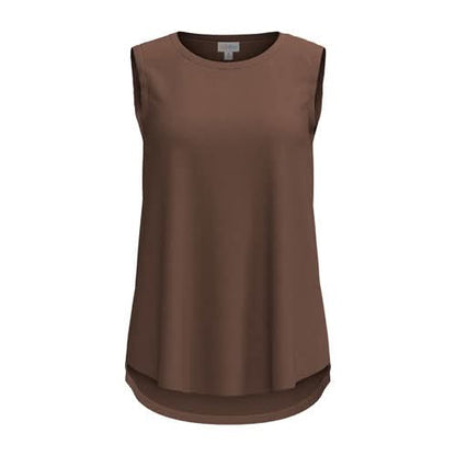 LuLaRoe Cocoa Sleeveless Top - Solid Espresso Brown