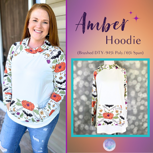 LuLaRoe Halloween 2025 - Amber Hoodie - Pumpkin Patch Magic