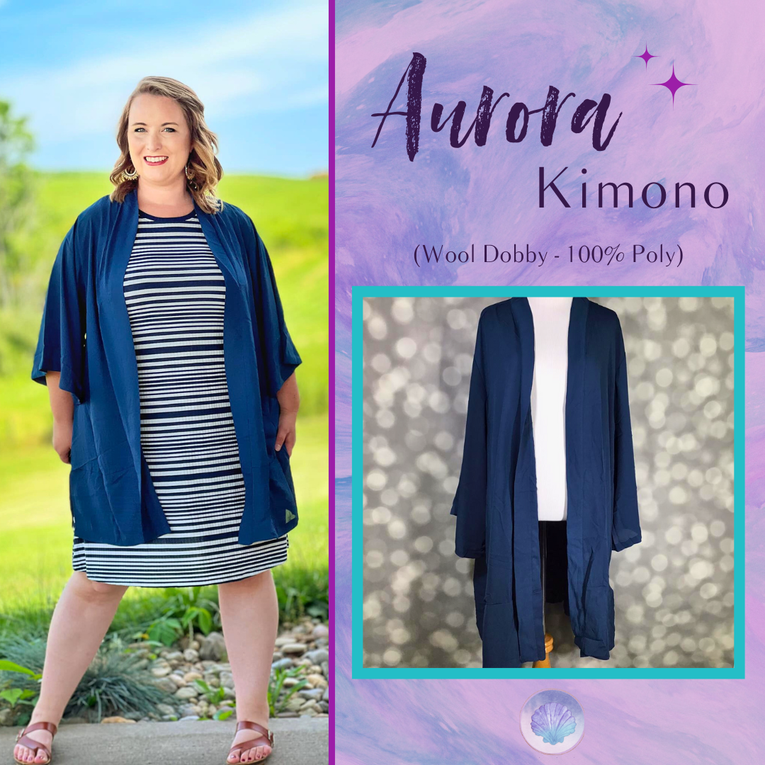 LuLaRoe Aurora - Solid Navy 